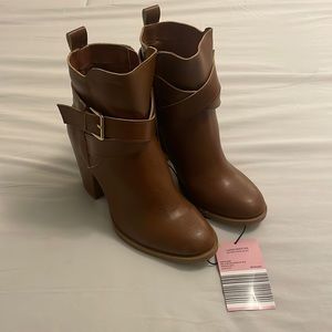 Brown booties